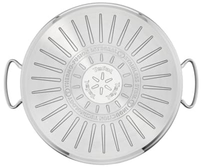 Tefal DUETTO+ G71964, Rund, Rustfritt stål, Rustfritt stål, Rustfritt stål, Keramisk, Gass, Halogen, Induksjon, Forseglet Plate, 250 °C