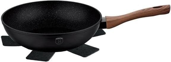 Berlinger Haus Berlinger Haus Wok frying pan 28 cm, Ebony Rosewood Line BH/1719