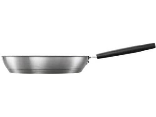 Fiskars Hard Face, Rund, All-bruk panne, Sort, Rustfritt stål, 150 °C, Rustfritt stål, Keramisk, Gass, Halogen, Induksjon, Forseglet Plate
