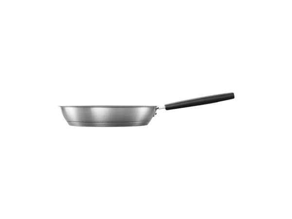 Fiskars Hard Face, Rund, All-bruk panne, Sort, Rustfritt stål, 150 °C, Rustfritt stål, Keramisk, Gass, Halogen, Induksjon, Forseglet Plate