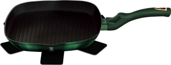 Frying pan Berlinger Haus GRANITE GRILL PAN 28x28CM BERLINGER HAUS METALLIC LINE EMERALD BH-6050