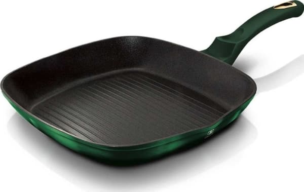 Frying pan Berlinger Haus GRANITE GRILL PAN 28x28CM BERLINGER HAUS METALLIC LINE EMERALD BH-6050