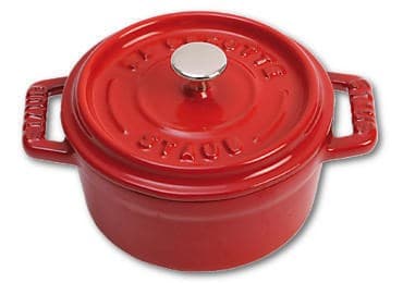 Staub Minis, En stekpanna, Cherry (fruit), Gjutjärn, 0,25 l, Gjutjärn, 10 cm