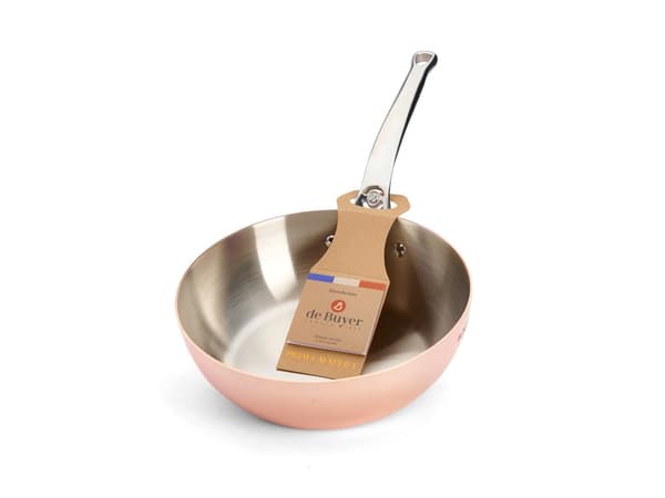 de Buyer Prima Matera, Rund, Sautépanne, Kobber, Rustfritt stål, Kopper, Rustfritt stål, 3,12 l