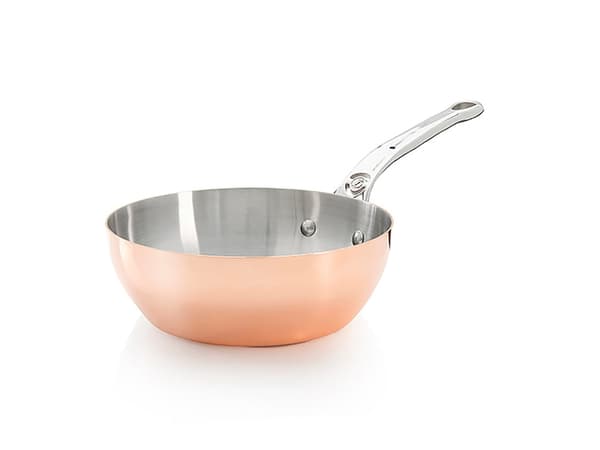 de Buyer Prima Matera, Rund, Sautépanne, Kobber, Rustfritt stål, Kopper, Rustfritt stål, 3,12 l