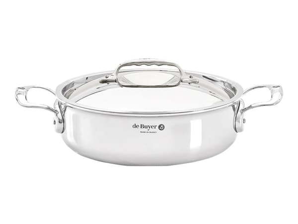 de Buyer AFFINITY - Sauteringspanne med dekke - 20 cm - 1.7 L