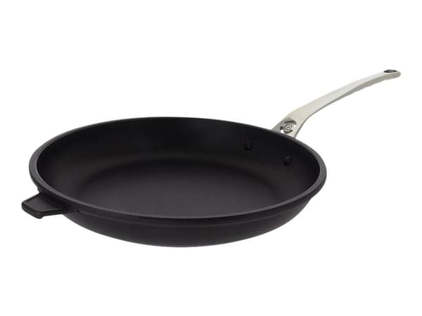 de Buyer Choc extreme, Rund, All-bruk panne, Sort, Aluminium, Aluminium, Keramisk, Gass, Halogen, Induksjon