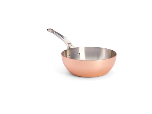 de Buyer 6236.20, Rund, Sautépanne, Kobber, Rustfritt stål, Ingen belegg, Kopper, Rustfritt stål, Keramisk, Gass, Halogen, Induksjon, Forseglet Plate