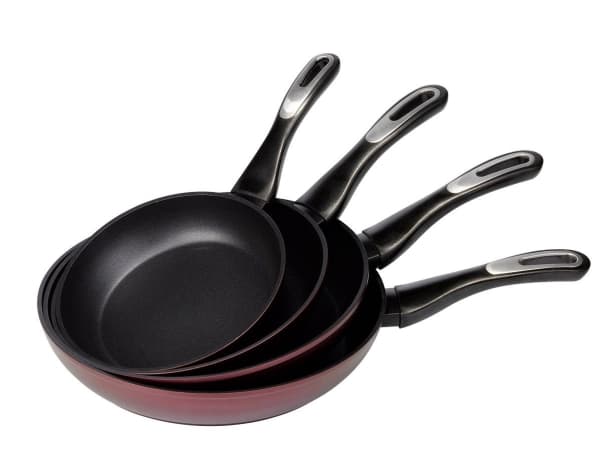 JATA SF928, Rund, Allmän matlagning, Whitford QuanTanium, Gjuten aluminium, Keramiska, gas, halogen, Induktion, Gjutjärnsplattor, 28 cm