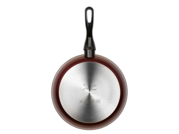 JATA SF928, Rund, Allmän matlagning, Whitford QuanTanium, Gjuten aluminium, Keramiska, gas, halogen, Induktion, Gjutjärnsplattor, 28 cm