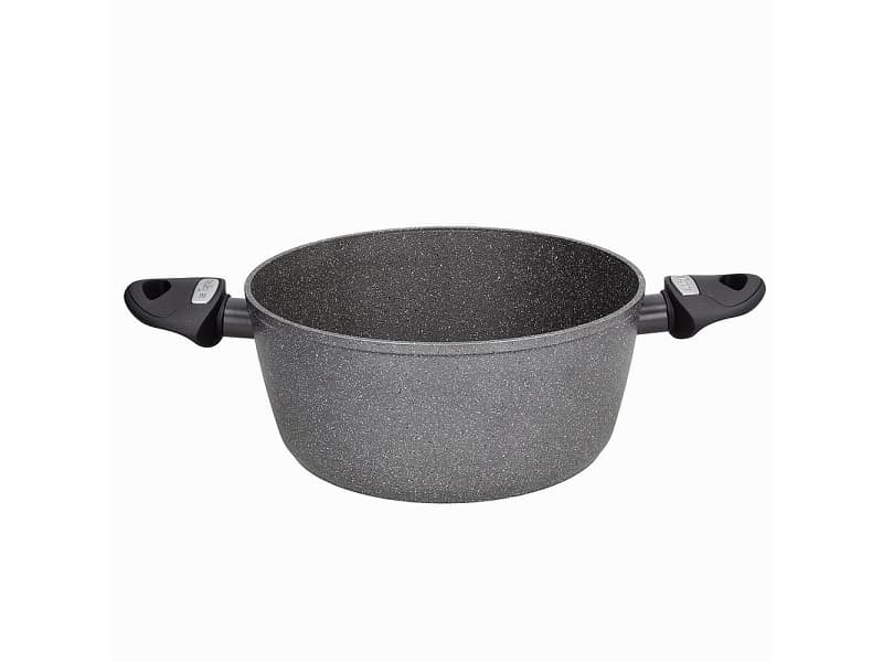 Tognana Porcellane WI75816AMNF, 3,82 l, Svart, Grå, Aluminium, Floatech, Keramisk, Gass, Halogen, Induksjon, Forseglet Plate, Svart