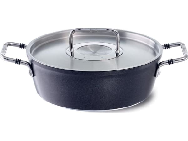 Fissler 056-506-24-000, 3,5 l, Rund, Antrasitt, Rustfritt stål, Aluminium, PTFE, Gass, Halogen, Induksjon