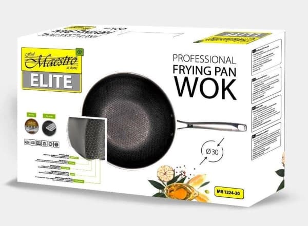 Maestro wok-stekpanna 30 cm