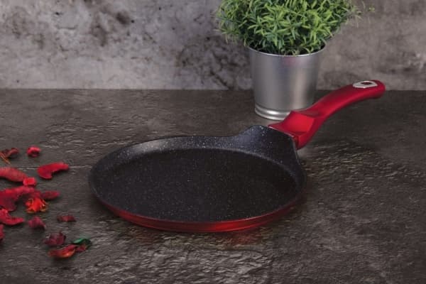 Berlinger Haus Berlingerhaus pannkoogivorm Metallic Line Burgundy Edition, 28 cm
