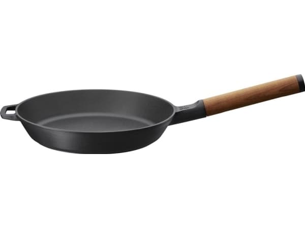 Fiskars 1026569, Rund, All-bruk panne, Sort, 270 °C, Støpejern, Keramisk, Gass, Halogen, Induksjon