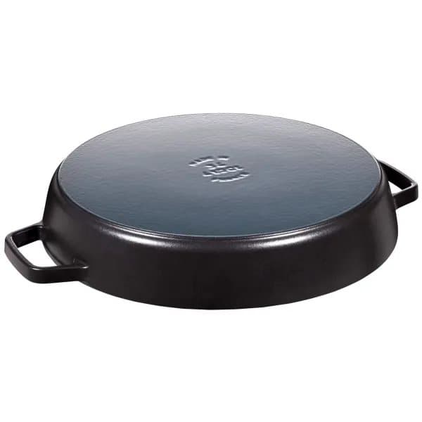 STAUB - Paella-panne - 34 cm - 4.25 L - rund - svart