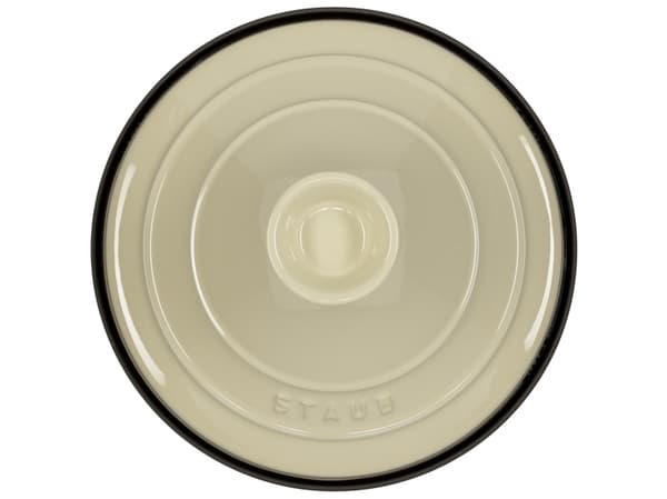 Staub TAJINE, Rund, Svart, Krem, Støpejern, 2 l, Induksjon, 28 cm