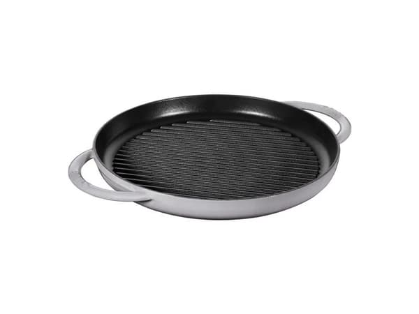 STAUB - Grillpanna - 30 cm - rund - grafitgrå