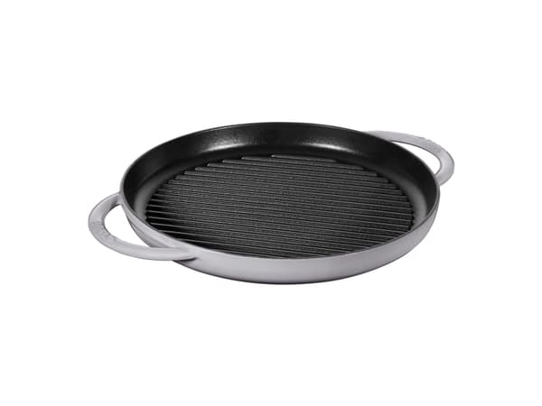 STAUB - Grillpanna - 30 cm - rund - grafitgrå