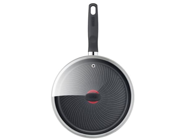 Tefal Start''easy C2673223, Pyöreä, Kuullotuspannu, Musta, Titaani, Alumiini, Lämpöpiste