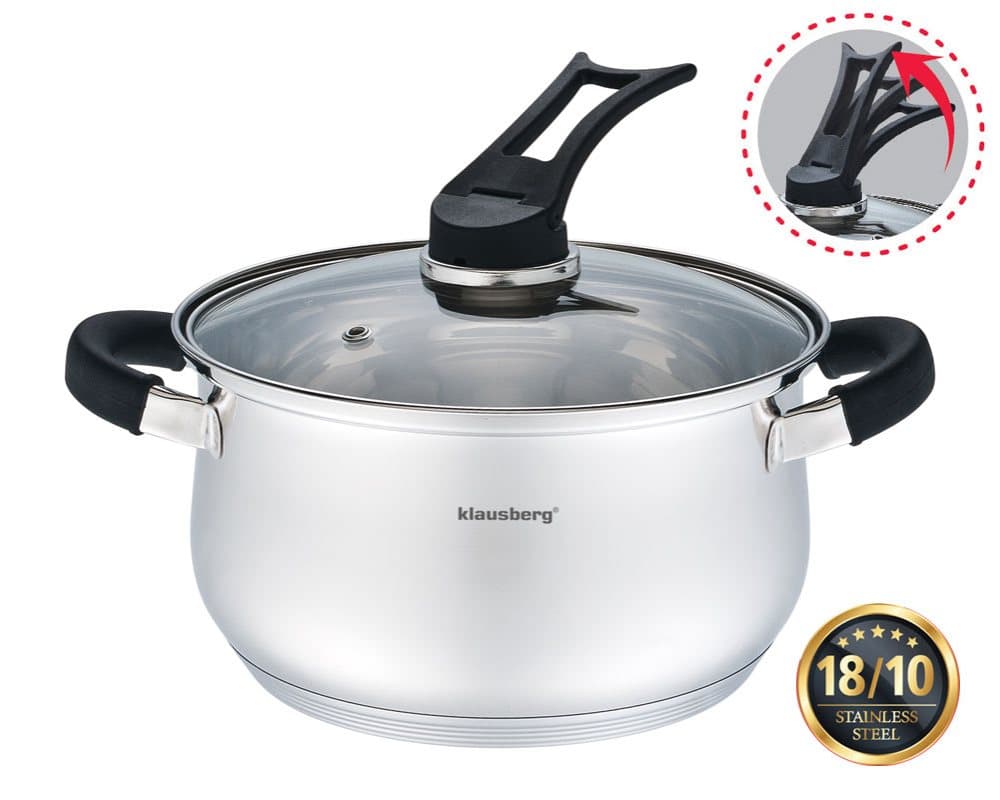 Gryta 5,8 L i rostfritt 18/10