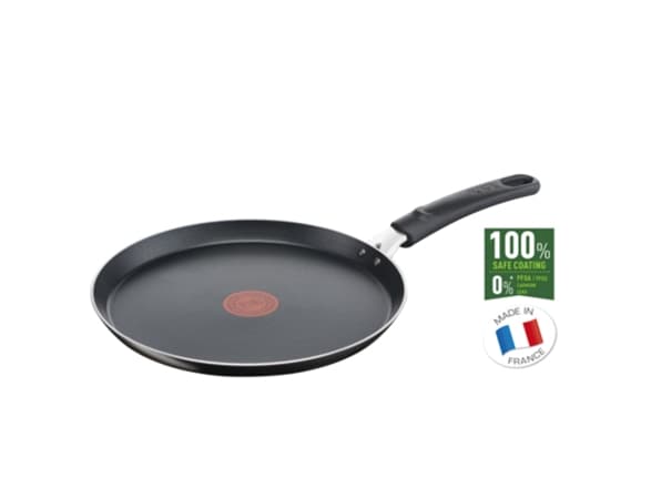 Tefal Simply Clean B5671053, Rund, Crêpepanne, Sort, Titan, Aluminium, 0,7 l
