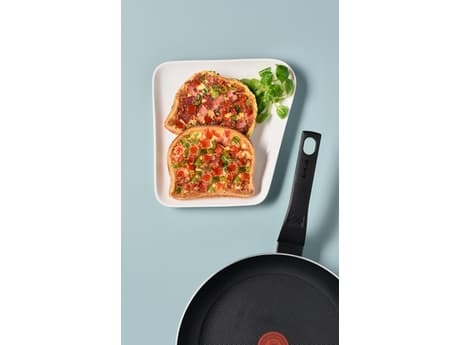 Tefal Easy Plus B5690653, Pyöreä, Monikäyttöinen paistinpannu, Musta, Titaani, Alumiini, Lämpöpiste