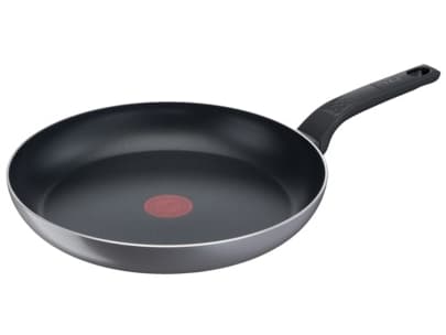 Tefal Easy Plus B5690653, Pyöreä, Monikäyttöinen paistinpannu, Musta, Titaani, Alumiini, Lämpöpiste