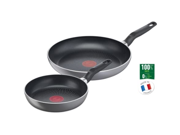 TEFAL C2739053 Super Start sett med 2 matlaging, diameter 20 / 26 cm, egnet for induksjonstopp