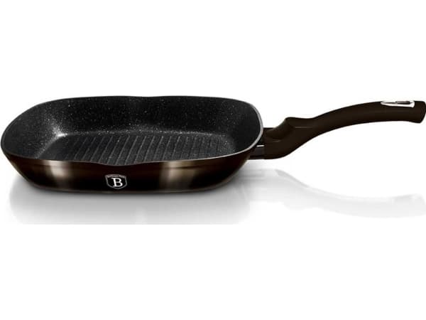GRILLPANNER 28cm BERLINGER HAUS BH-6611 SHINY Sort