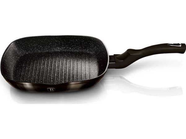 GRILLPANNER 28cm BERLINGER HAUS BH-6611 SHINY Sort
