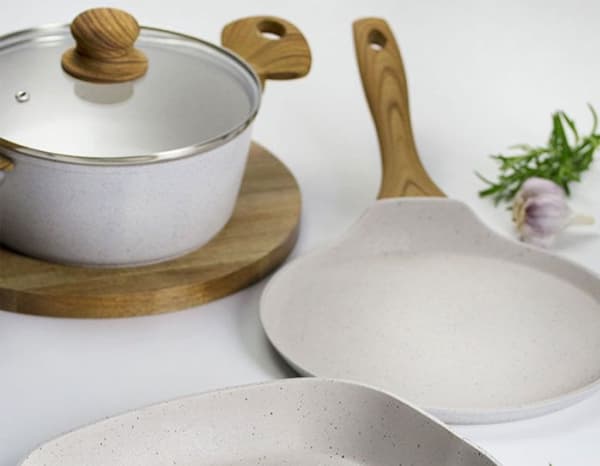 Frying pan Ambition PAN FOR PANCAKES WITH STONE IMITATION COATING 28CM - NATURE - shopping for companies - 34148