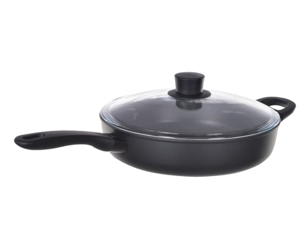 BALLARINI 75002-914-0, Rund, Sauteringspande, Sort, Keravis, Aluminium, Thermo-Spot