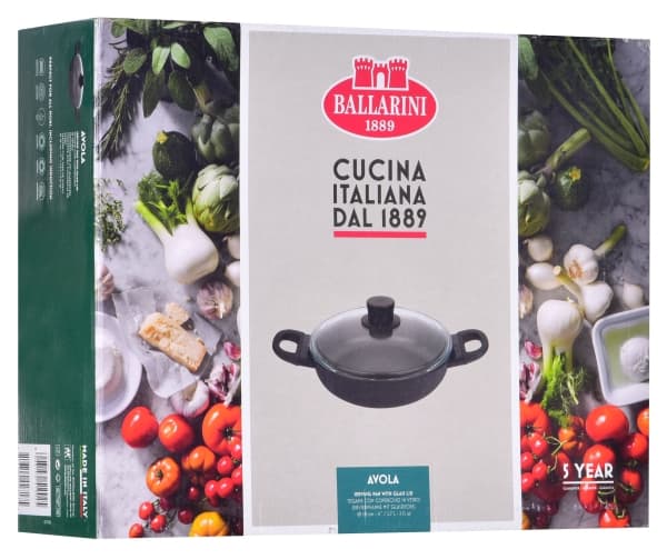 BALLARINI 75002-923-0, Rund, Serving pan, Sort, Keravis, Aluminium, Thermo-Spot
