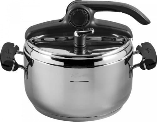Lagostina Preziosa Lagoeasy'Up stål trykkoker, 22 cm, 5 L