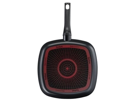 Tefal Simply Clean B5674053, firkant, Grillpanne, Sort, Titan, Aluminium, Thermo-Spot