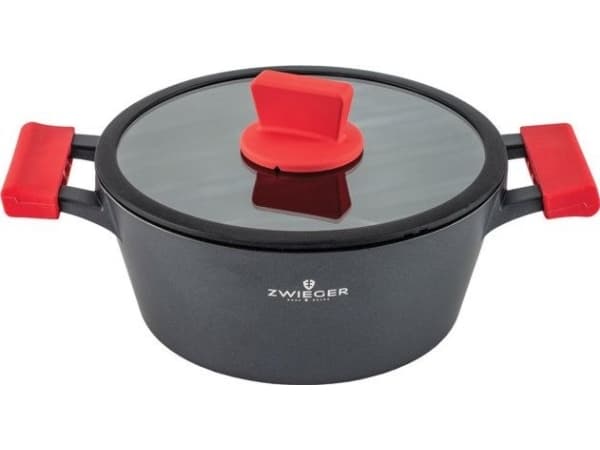 ZWIEGER OBSIDIAN induksjonsgryte med lokk 24cm 3l