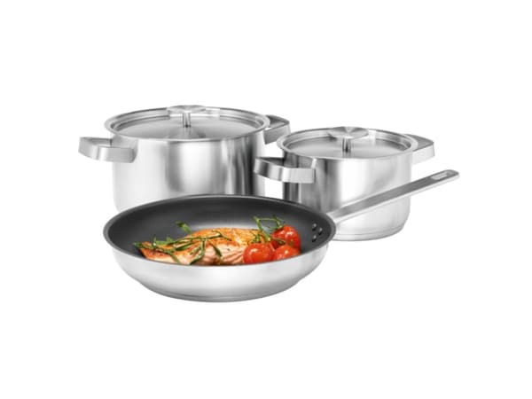 Electrolux E3SS, Rustfritt stål, Rustfritt stål, 3 stykker