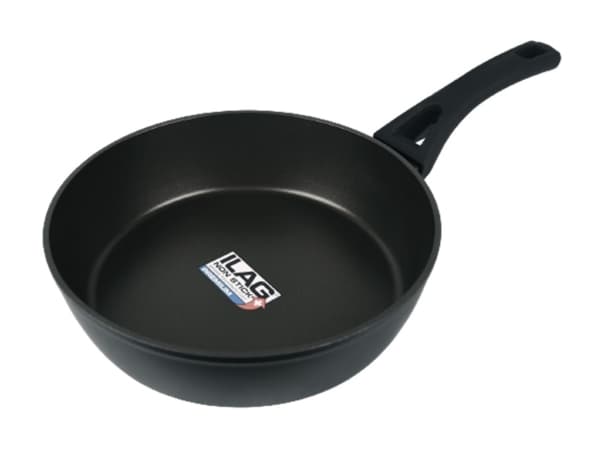 Dyb stegepande MAESTRO MR-1223-24N, 24 cm, sort