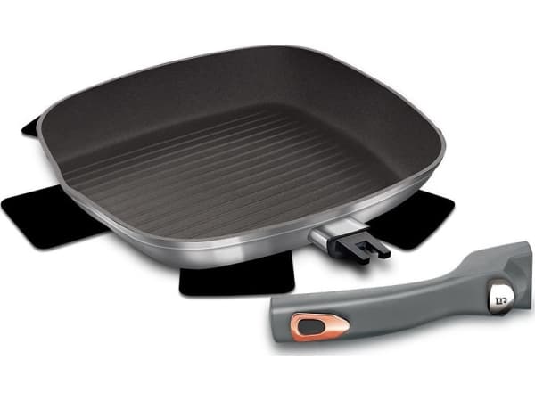 Frying pan Berlinger Haus GRILL PAN WITH DETACHABLE HANDLE 28 CM MOONLIGHT COLLECTION BH/6083