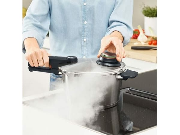 Fissler Vitaquick Premium, 8 l, Elektrisk, gas, Rostfritt stål, 26 cm, Rostfritt stål, Löstagbar