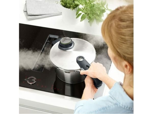 Fissler Vitaquick Premium, 8 l, Elektrisk, gas, Rostfritt stål, 26 cm, Rostfritt stål, Löstagbar