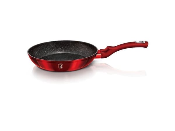 Berlinger Haus BH/1252N, Rund, All-bruk panne, Burgunder, Aluminium, 1,7 l, Gass, Halogen, Induksjon
