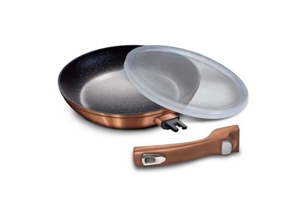Berlinger Haus BH/1949, Rund, All-bruk panne, Sort, Aluminium, 2,4 l, Plast