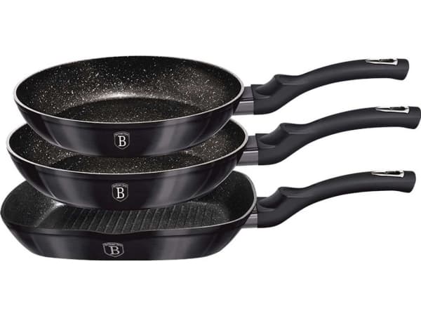 Berlinger Haus frying pan Carbon pro 20 24 28cm set 3pcs.