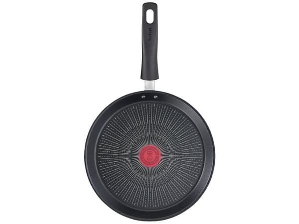 Tefal Unlimited G2553872, Rund, Crepe-panna, Svart, Titan, 175 ° C, Gjuten aluminium