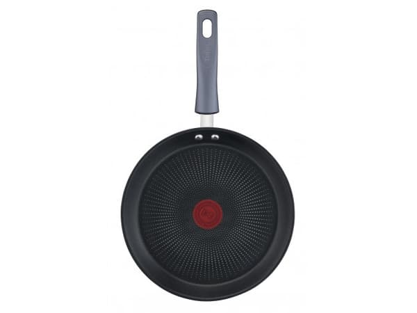 Tefal Daily Cook G7313855, Rund, Crêpepanne, Sort, Rustfritt stål, Keramisk, Gass, Halogen, Induksjon, Forseglet Plate, Bakelitt