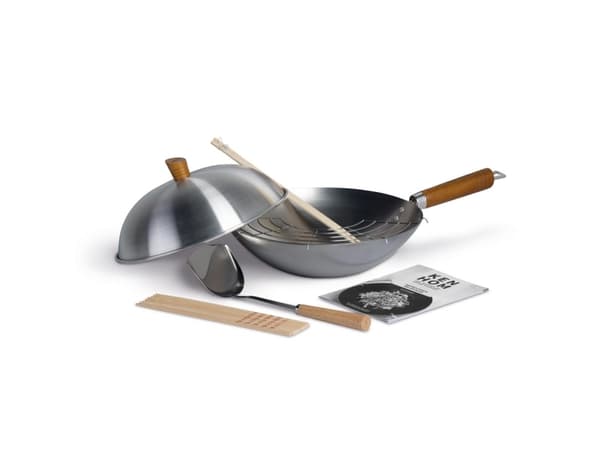 KEN HOM Wok Set CLASSIC CARBON Ken Hom