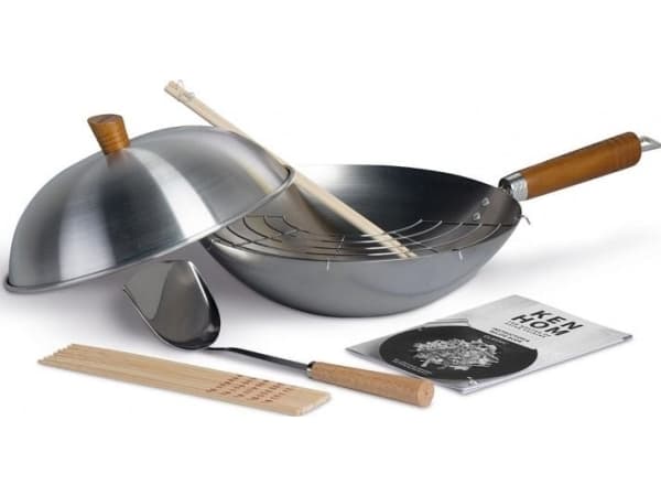 KEN HOM Wok Set CLASSIC CARBON Ken Hom