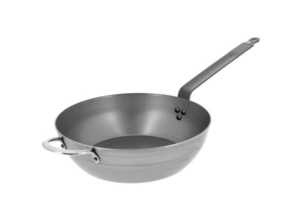 de Buyer Country fry pan staal Mineral bijenwas 32cm